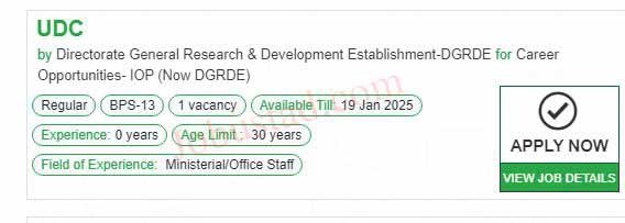 New Govt Jobs Upper Division Clerk In Islamabad January 2025 New Govt Jobs Upper Division Clerk In Islamabad January 2025